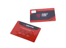 RFID 템플릿 차단 카드와 RFID 금속층 차단카드 대비