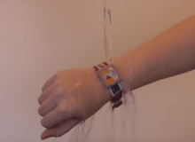 수동 짠/직물 NFC 팔찌만을 위한 축제