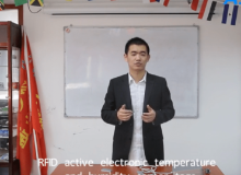 2.4 GHZ 周波数 RFID アクティブ電子温度と湿度センサー タグ