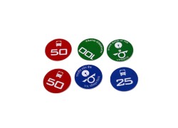 13.56MHz ISO14443A MF DESFire EV1 2K RFID Disc Tag With lOGO Printing