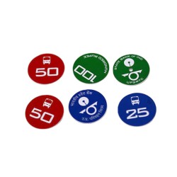13.56MHz ISO14443A MF DESFire EV1 2K Tag RFID disco con stampa lOGO...