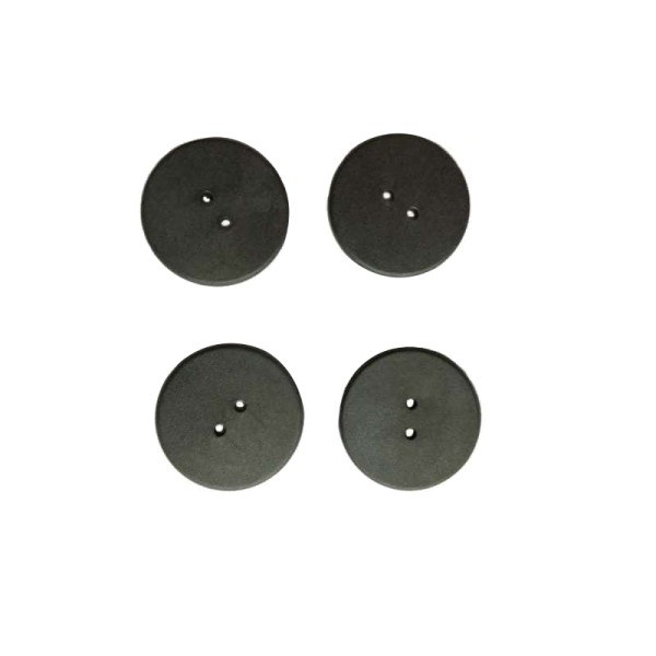PPS Material 180 bytes 13.56MHz Ntag213 NFC Laundry Tag with hole -NFC Disc Tags