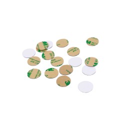 ISO14443 13.56MHz MF1 S50 RFID PVC Coin Tag Dia 13mm for warehouse management