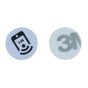 Klein formaat afdrukken RFID Coin Tag -RFID Disc Tags