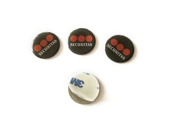 DIA25MM epoxy Ntag213 NFC Disc tag on metal