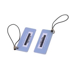 Custom Size NFC Ntag216 Key Tag With Barcode