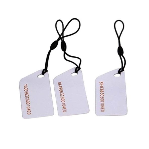 Customized Size ICODE SLI RFID Key Tag With UID Engraved -HF RFID Cards