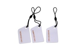 Customized Size ICODE SLI RFID Key Tag With UID Engraved