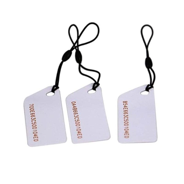 Customized Size ICODE SLI RFID Key Tag With UID Engraved -HF RFID Cards