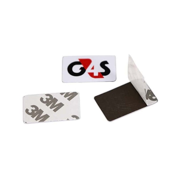 Ntag213 نفك على بطاقات معدنية مضادة المعادن، الغراء لاصق 3 مم -بطاقات RFID التردد