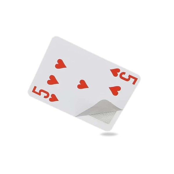 RFID NFC لعبة البوكر بطاقة اللعب مع رقاقة خفيفة -بطاقات RFID التردد