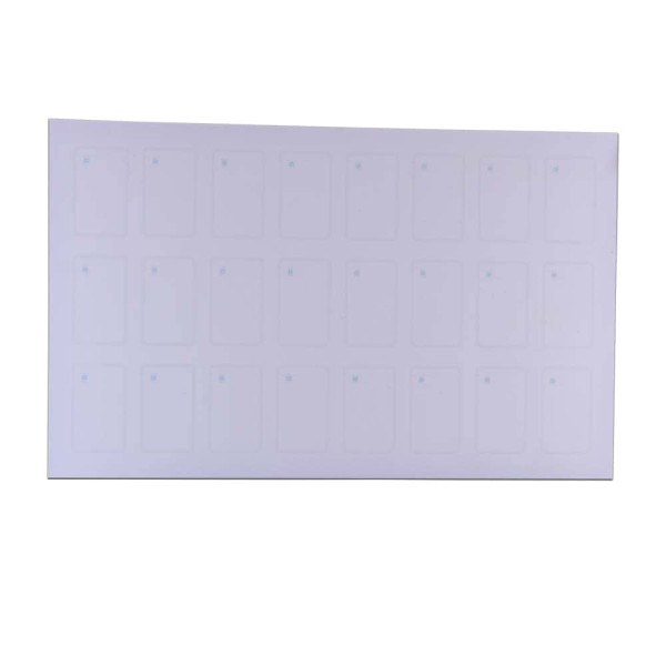 Feuille de RFID de 3 x 8 -Feuille d’inlays RFID