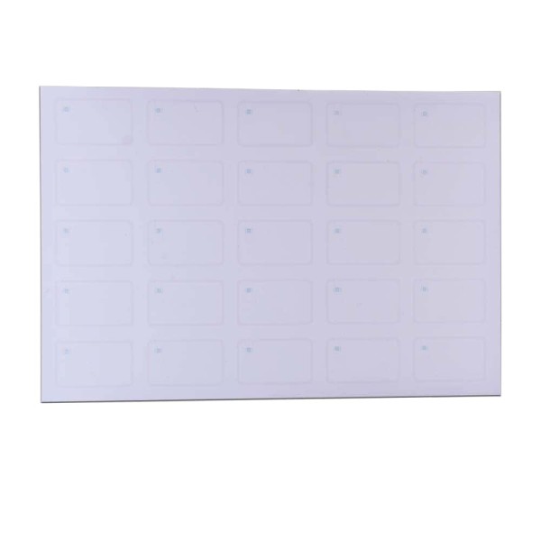 5x5 embutimento Desfire 2K -RFID Inlay Sheet