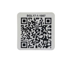 QR コードでの反金属超軽量 C NFC ステッカー