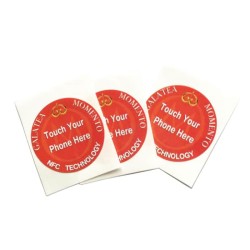 Aangepaste ontwerp Dia 30MM Ntag213 NFC-sticker