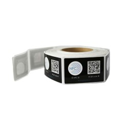 HF 13.56MHZ NTAG213 QR-code NFC labelstickers