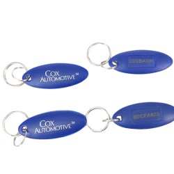 13.56MHz Fudan 1K ABS RFID Keyfobs con numero UID laser per accesso contro