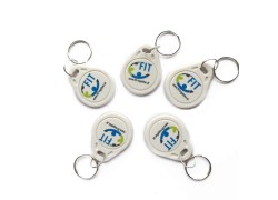 13.56MHz 192 바이트 Ulralight C 칩 NFC Keyfob