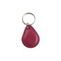 Leather UID programmable rewritable 125KHz or 13.56MHz proximity rfid keyfob / key card -RFID Keyfob