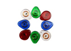 Transparent LF 125KHz RFID passive abs ID card Keyfob token tags for access control