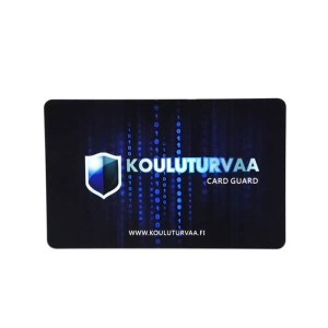 Tarjeta de bloqueo RFID personalizada para protección de tarjeta de crédito y débito