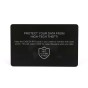 Professionelle kundenspezifische Anti-Diebstahl-RFID-Blockierungskarte -RFID Spezielle Karten
