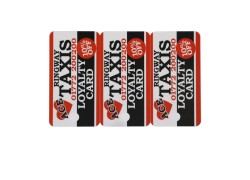 PVC Snap off key tags Plastic Combo loyalty Cards