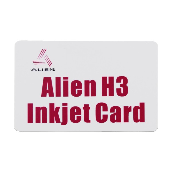 Tarjeta de inyección de tinta Alien H3 -Inkjet tarjeta RFID para imprimir