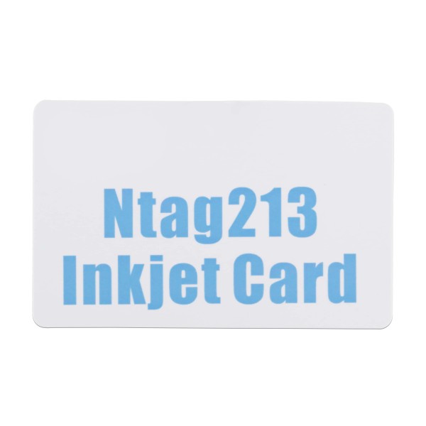 Carte de jet d’encre Ntag213 -Carte RFID imprimable jet d’encre