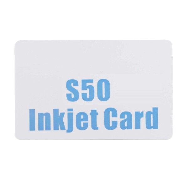 S50 Inkjet kaart uit de grootste leverancier -Inkjet Printable RFID Card