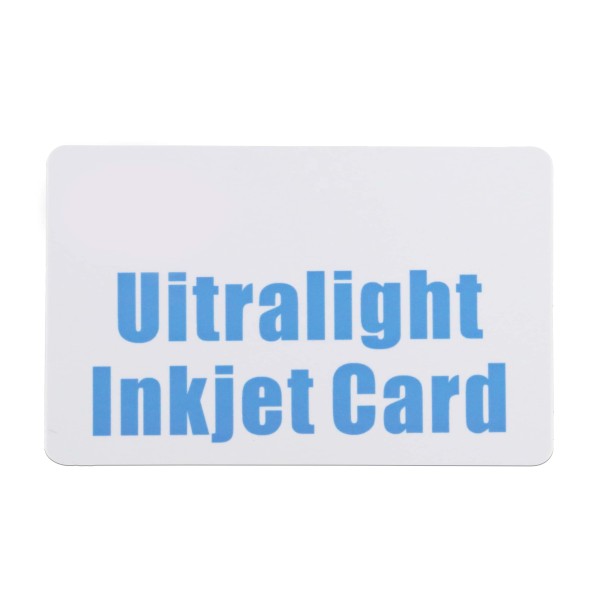 Ultralight Card de jet d’encre directement imprimé par une imprimante Epson ou Canon -Carte RFID imprimable jet d’encre
