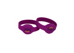 13.56MHz accès contrôle NFC Silicone bracelet pour les événements Ntag216