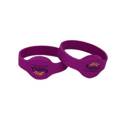 13.56MHz Access Control NFC silicona pulsera para eventos Ntag216