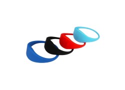 Toegangscontrole ICODE SLI-X siliconen RFID armband / polsband ISO15693