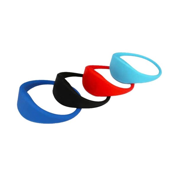 Bracelet / bracelet ISO15693 de silicone de contrôle d accès ICODE SLI-X RFID -Bracelet de silicone RFID