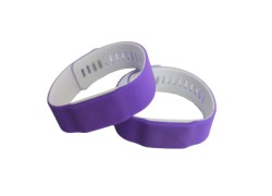 Wristband impermeable ajustable del silicón RFID de 13.56MHz HF 1K (venta caliente)