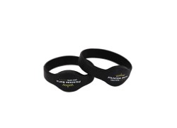 Black RFID Silicone Wristband I Code SLI-X