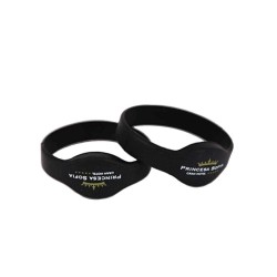 Bracelet de Silicone Noir RFID je Code SLI-X