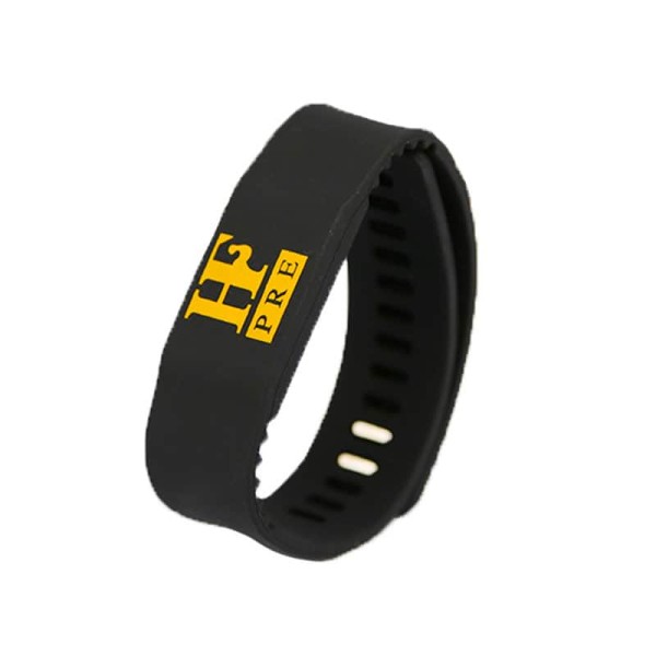 NFC-siliconenbanden met ISO14443A 888 bytes Ntag216 NFC-chip -Silicone RFID Polsband