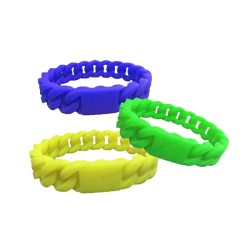 125KHz TK4100 RFID silicone wristband for access control