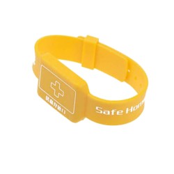 Colorful Customized Logo 13.56MHz Ultralight C RFID Wristband