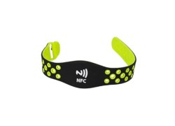 Colorful Printed RFID Wristbands Personalized silicone bracelet.