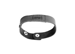 Bracelets en cuir personnalisés par RFID personnalisés avec l'agrafe en métal