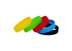 Wristband/pulsera de silicona reciclable personalizado