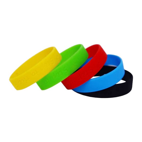 Bracelet/Bracelet en Silicone Recyclable personnalisé -Bracelet de silicone RFID