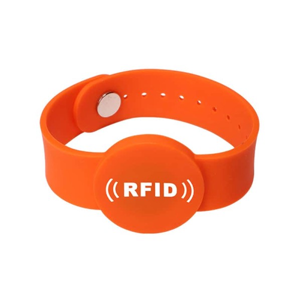 Pulsera ajustable impermeable del silicón de la alta calidad RFID para el control de acceso de la piscina -Silicona Pulsera RFID