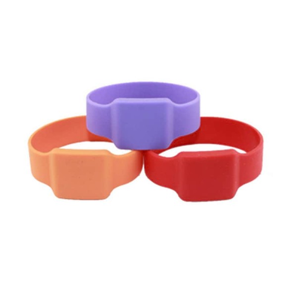 Bracciale in silicone NFC ISO14443A Ntag213, bracciale impermeabile NFC -Braccialetto in silicone RFID