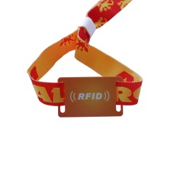 MF 1K PVC RFID pulseira ajustável