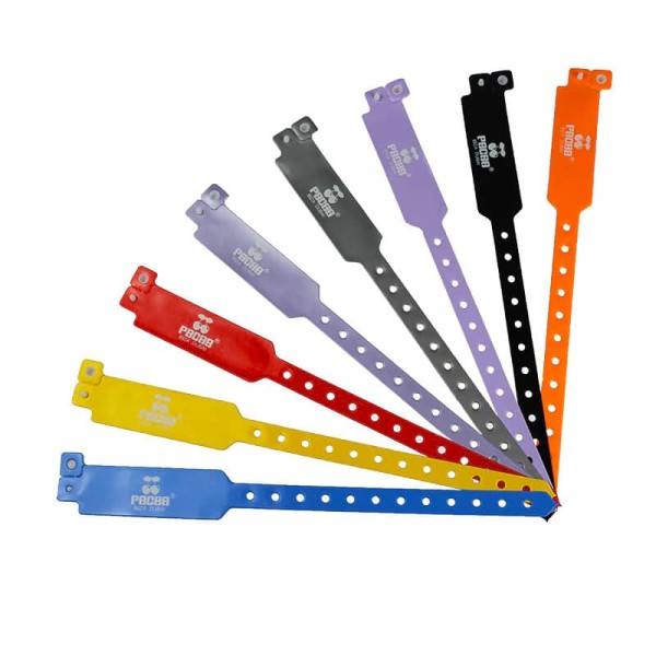 PVC Ntag216 Disposable Wristbands -RFID One Time Wristbands