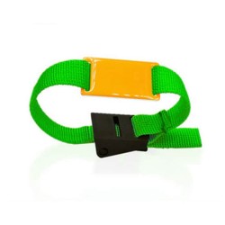 Braccialetto RFID di registrazione del braccialetto di fitness in nylon TK4100 / EM4200